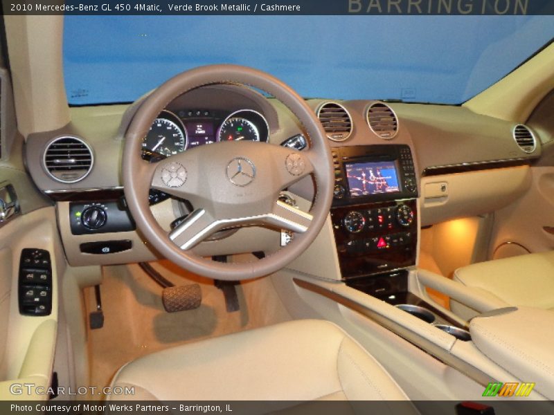 Verde Brook Metallic / Cashmere 2010 Mercedes-Benz GL 450 4Matic
