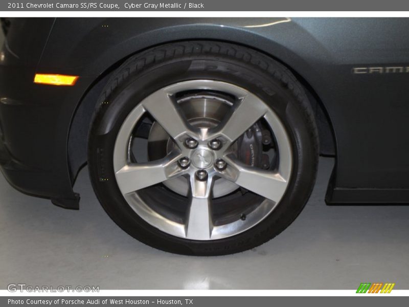 Cyber Gray Metallic / Black 2011 Chevrolet Camaro SS/RS Coupe