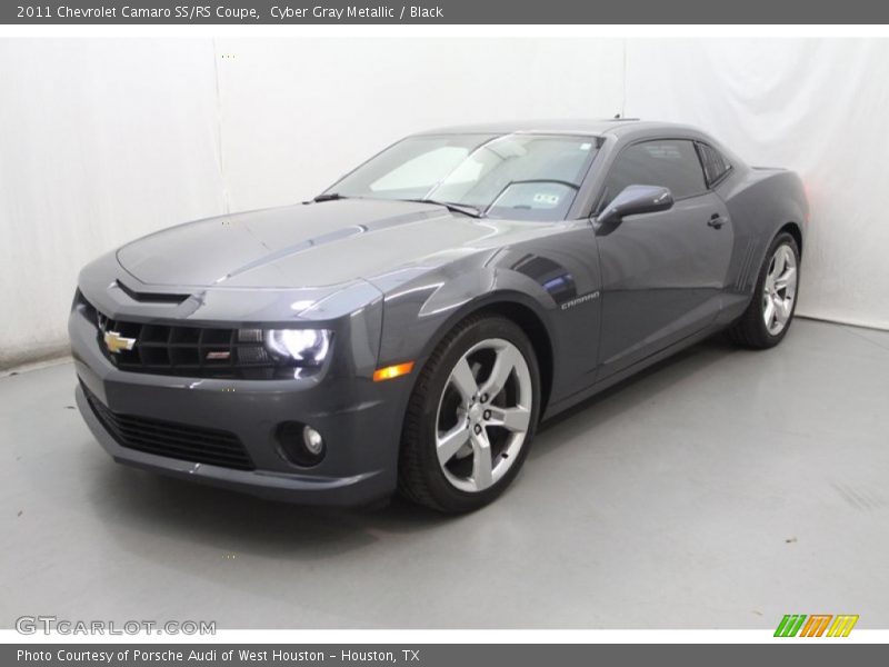 Cyber Gray Metallic / Black 2011 Chevrolet Camaro SS/RS Coupe