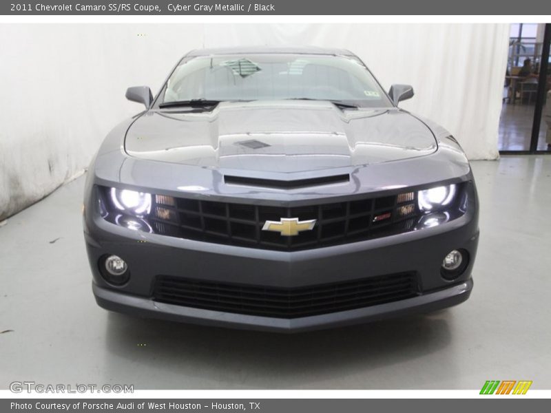 Cyber Gray Metallic / Black 2011 Chevrolet Camaro SS/RS Coupe