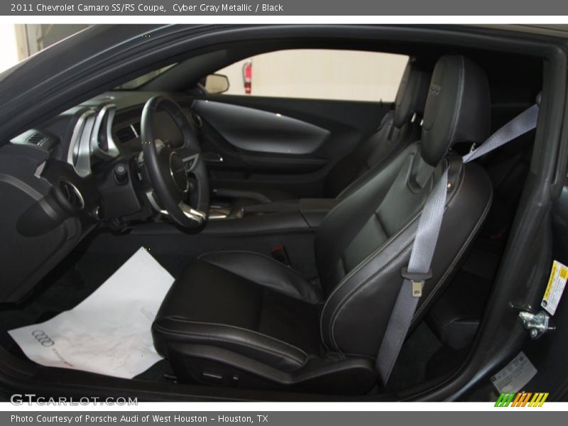 Cyber Gray Metallic / Black 2011 Chevrolet Camaro SS/RS Coupe