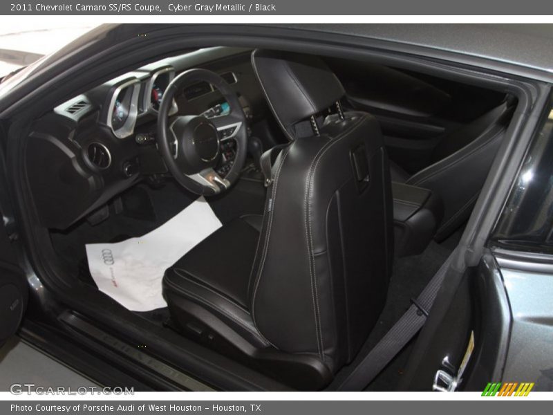 Cyber Gray Metallic / Black 2011 Chevrolet Camaro SS/RS Coupe