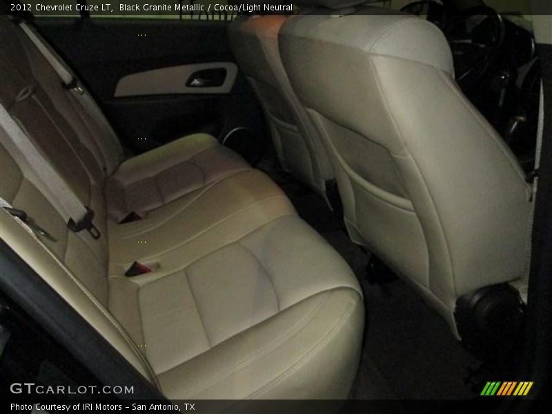 Black Granite Metallic / Cocoa/Light Neutral 2012 Chevrolet Cruze LT