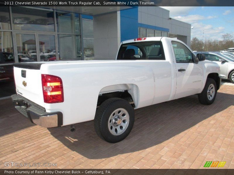 Summit White / Dark Titanium 2013 Chevrolet Silverado 1500 Work Truck Regular Cab