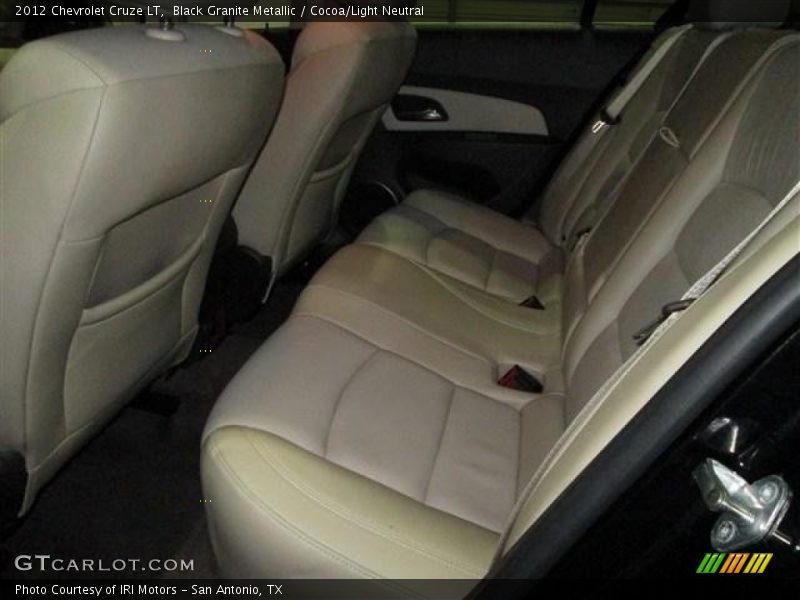 Black Granite Metallic / Cocoa/Light Neutral 2012 Chevrolet Cruze LT