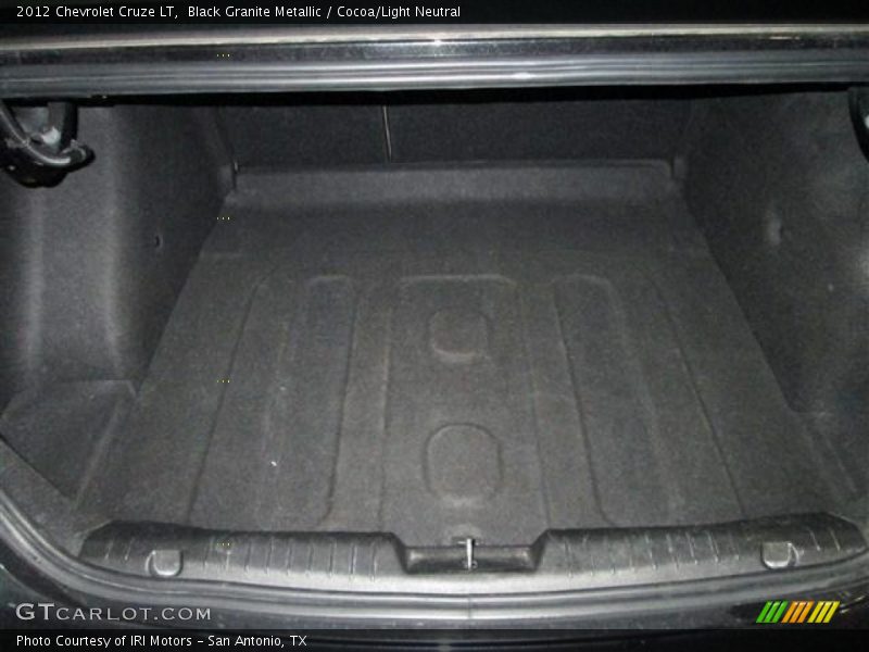 Black Granite Metallic / Cocoa/Light Neutral 2012 Chevrolet Cruze LT