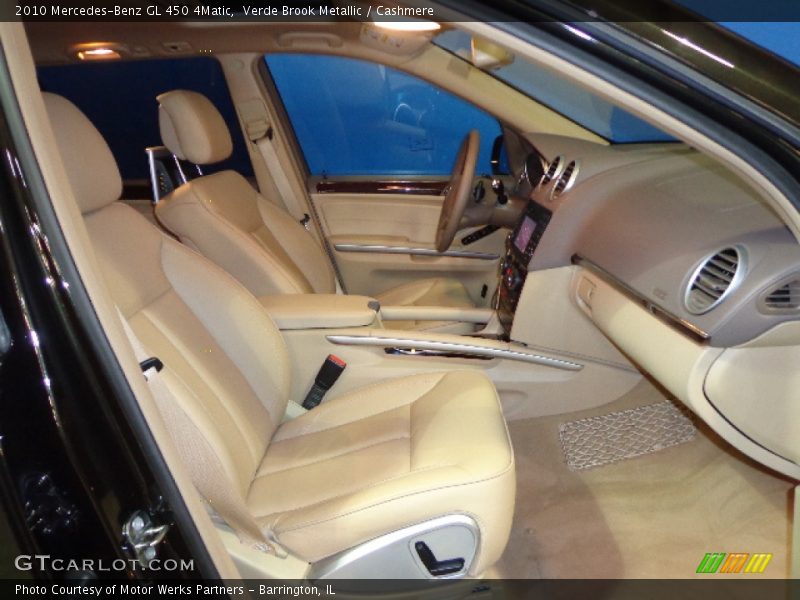 Verde Brook Metallic / Cashmere 2010 Mercedes-Benz GL 450 4Matic