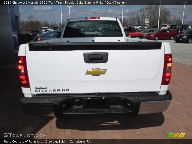 Summit White / Dark Titanium 2013 Chevrolet Silverado 1500 Work Truck Regular Cab