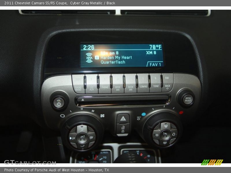 Cyber Gray Metallic / Black 2011 Chevrolet Camaro SS/RS Coupe