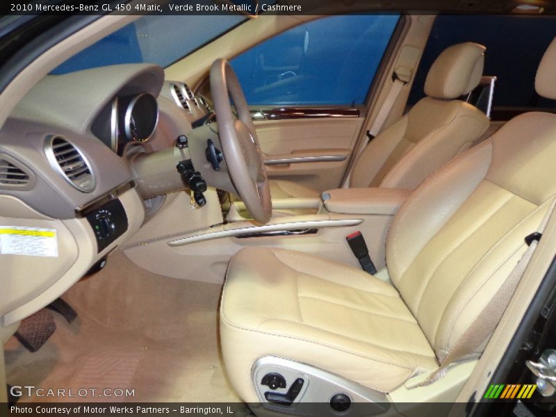 Verde Brook Metallic / Cashmere 2010 Mercedes-Benz GL 450 4Matic