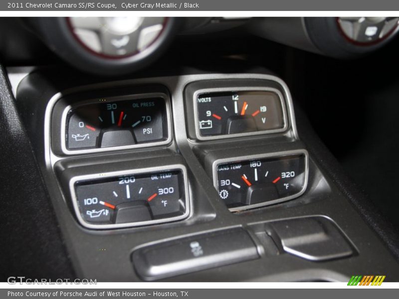 Cyber Gray Metallic / Black 2011 Chevrolet Camaro SS/RS Coupe