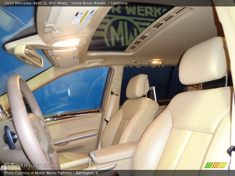 Verde Brook Metallic / Cashmere 2010 Mercedes-Benz GL 450 4Matic