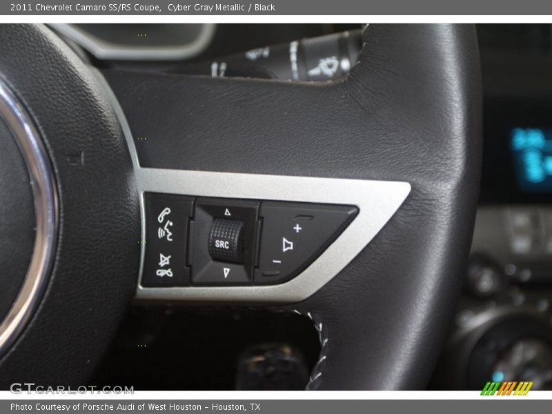 Cyber Gray Metallic / Black 2011 Chevrolet Camaro SS/RS Coupe