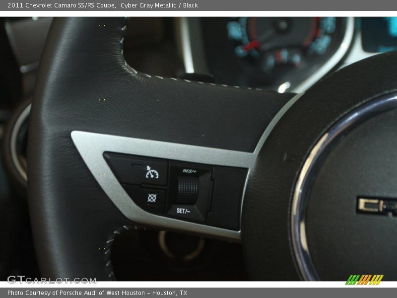 Cyber Gray Metallic / Black 2011 Chevrolet Camaro SS/RS Coupe