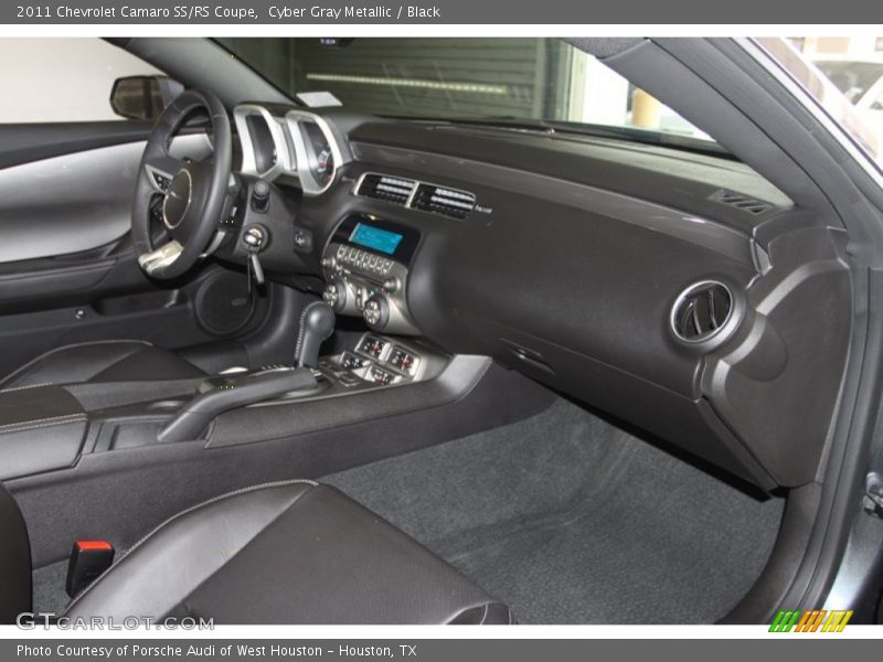 Cyber Gray Metallic / Black 2011 Chevrolet Camaro SS/RS Coupe