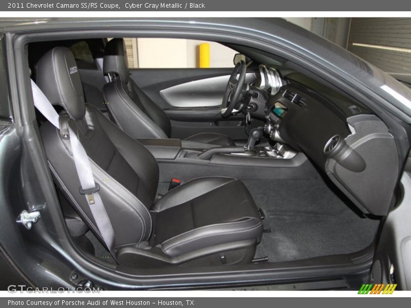 Cyber Gray Metallic / Black 2011 Chevrolet Camaro SS/RS Coupe