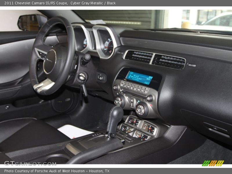 Cyber Gray Metallic / Black 2011 Chevrolet Camaro SS/RS Coupe