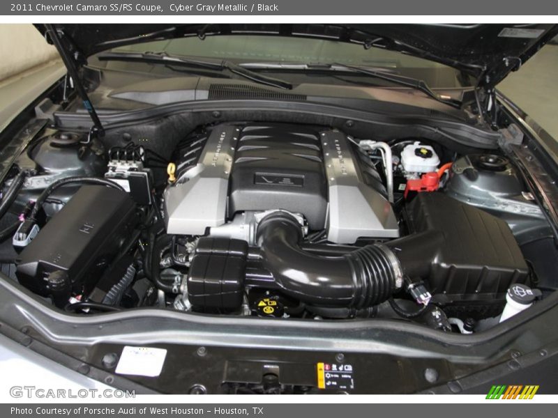 Cyber Gray Metallic / Black 2011 Chevrolet Camaro SS/RS Coupe