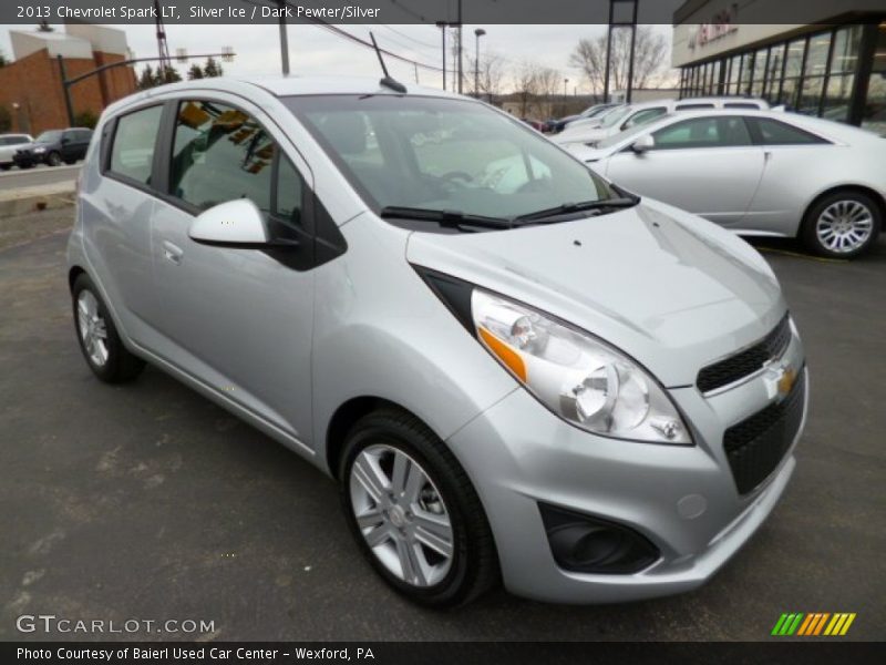 Silver Ice / Dark Pewter/Silver 2013 Chevrolet Spark LT