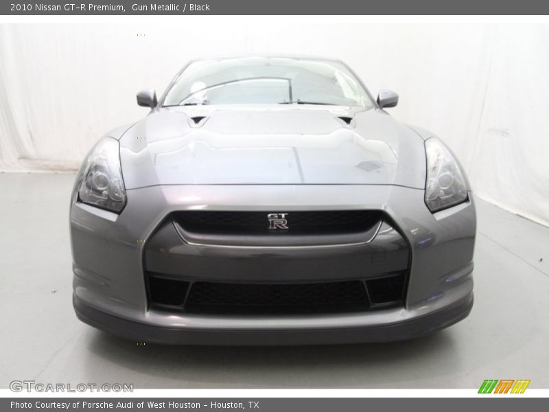 Gun Metallic / Black 2010 Nissan GT-R Premium