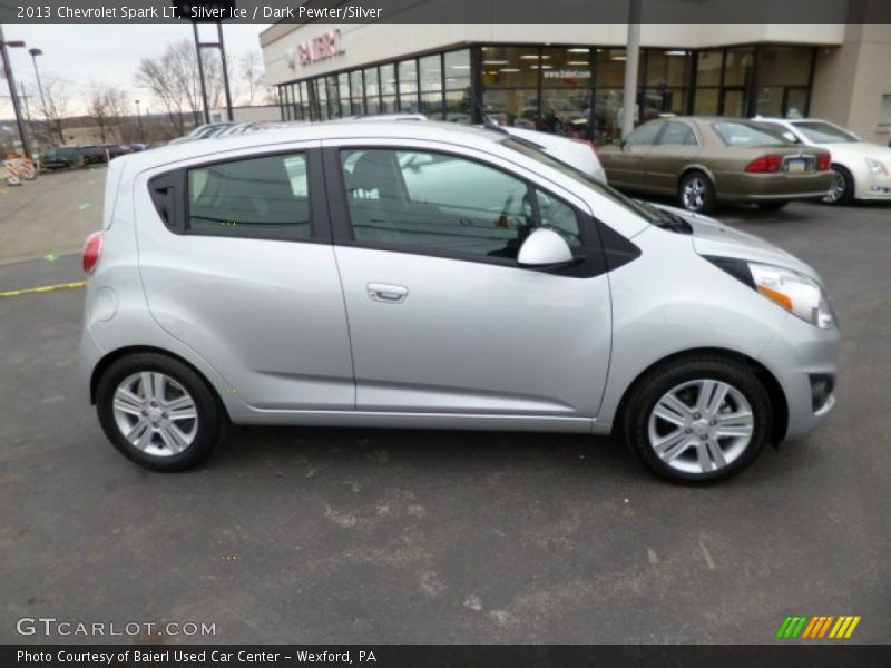 Silver Ice / Dark Pewter/Silver 2013 Chevrolet Spark LT