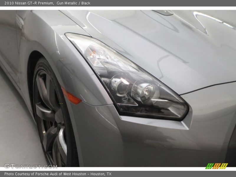 Gun Metallic / Black 2010 Nissan GT-R Premium