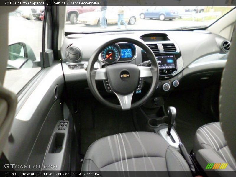 Silver Ice / Dark Pewter/Silver 2013 Chevrolet Spark LT
