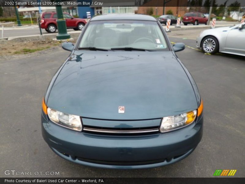 Medium Blue / Gray 2002 Saturn L Series L200 Sedan