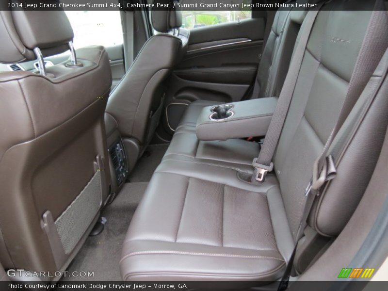 Rear Seat of 2014 Grand Cherokee Summit 4x4