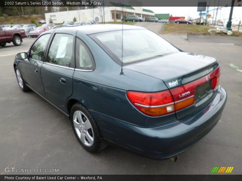 Medium Blue / Gray 2002 Saturn L Series L200 Sedan