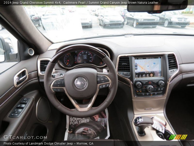 Dashboard of 2014 Grand Cherokee Summit 4x4