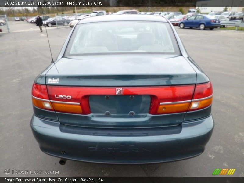 Medium Blue / Gray 2002 Saturn L Series L200 Sedan