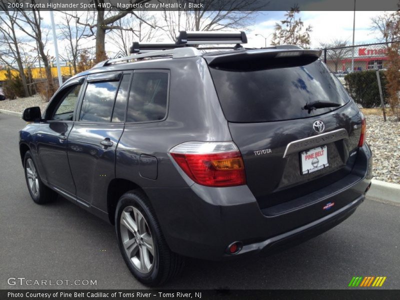 Magnetic Gray Metallic / Black 2009 Toyota Highlander Sport 4WD