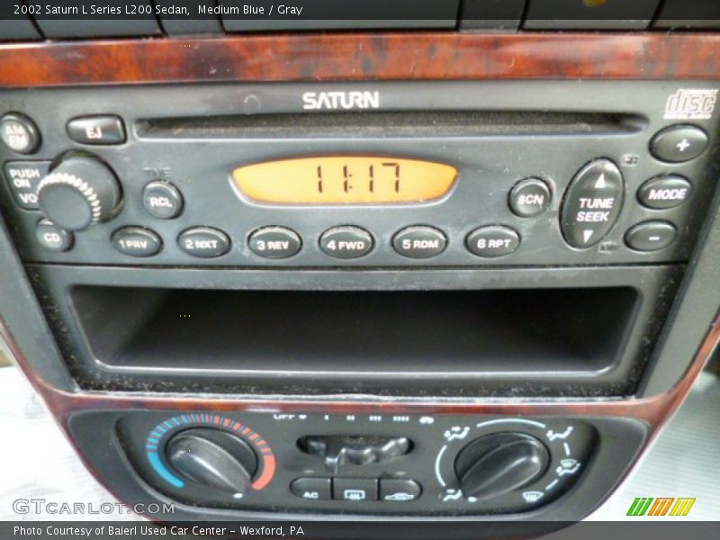 Controls of 2002 L Series L200 Sedan