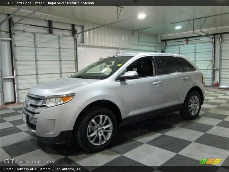Ingot Silver Metallic / Sienna 2012 Ford Edge Limited