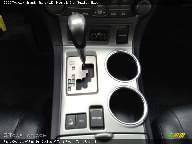 Magnetic Gray Metallic / Black 2009 Toyota Highlander Sport 4WD