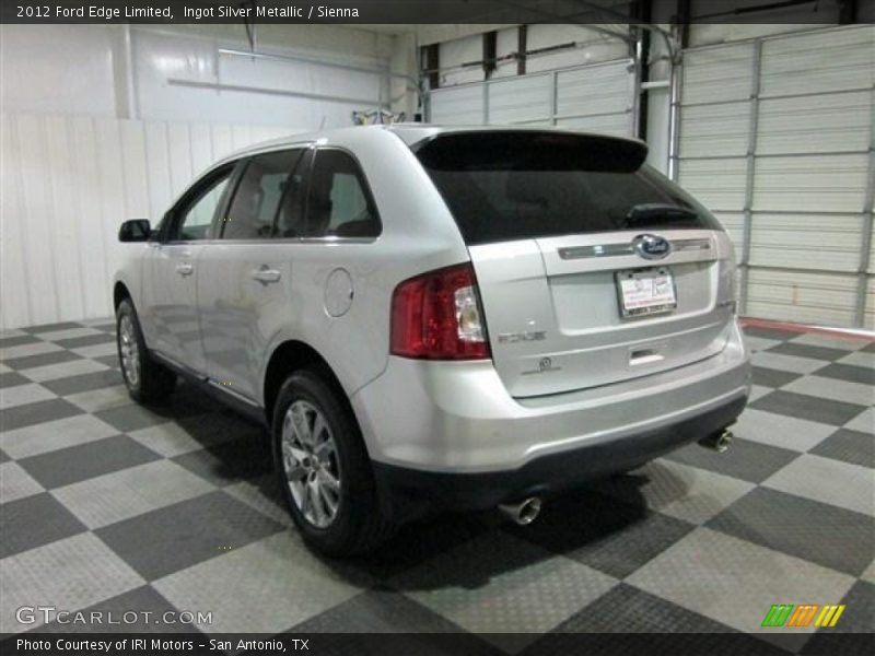 Ingot Silver Metallic / Sienna 2012 Ford Edge Limited