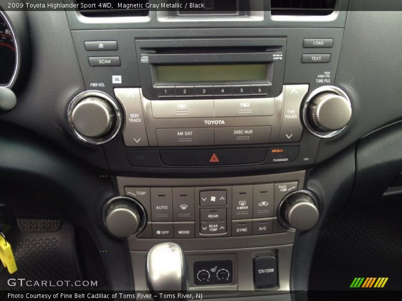 Magnetic Gray Metallic / Black 2009 Toyota Highlander Sport 4WD