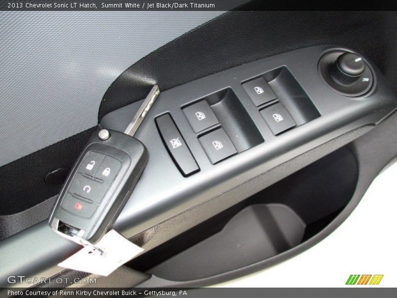 Summit White / Jet Black/Dark Titanium 2013 Chevrolet Sonic LT Hatch