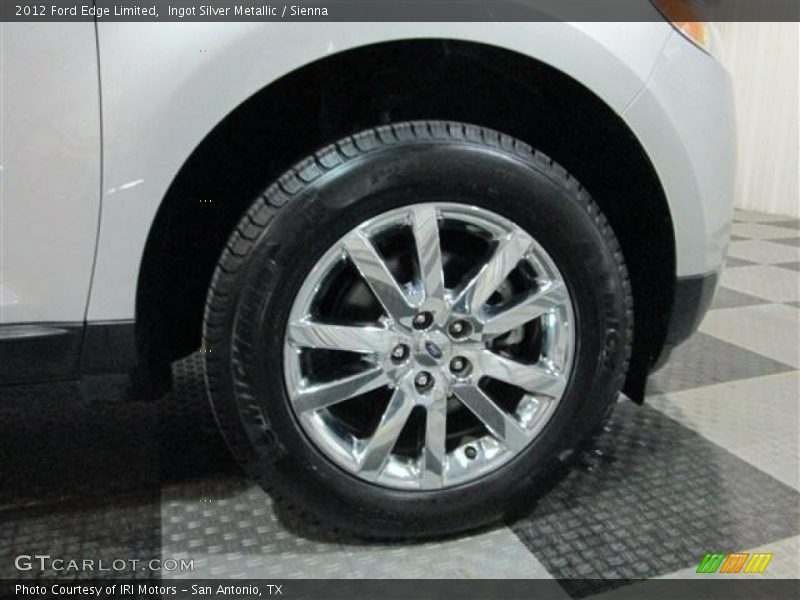 Ingot Silver Metallic / Sienna 2012 Ford Edge Limited