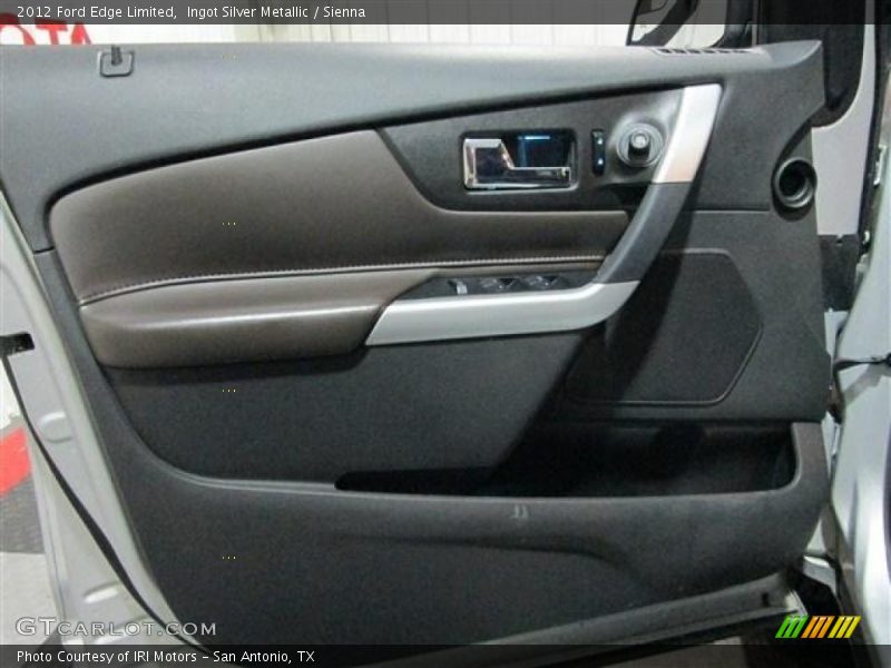 Ingot Silver Metallic / Sienna 2012 Ford Edge Limited