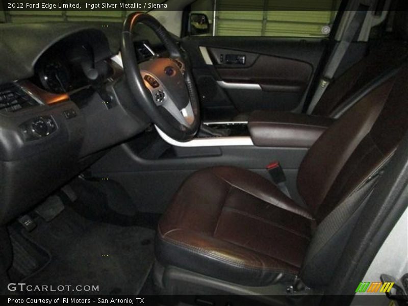 Ingot Silver Metallic / Sienna 2012 Ford Edge Limited