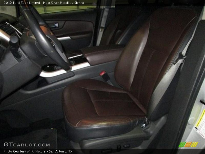 Ingot Silver Metallic / Sienna 2012 Ford Edge Limited