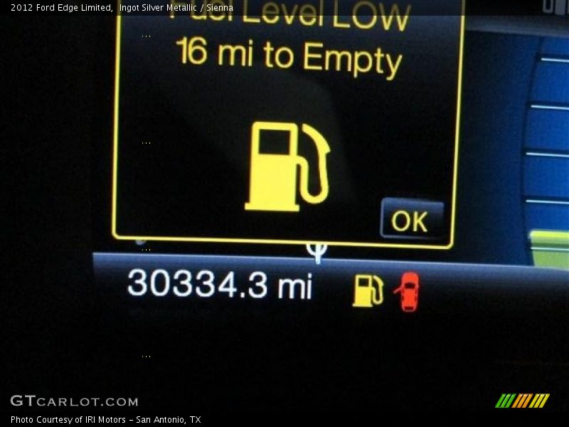 Ingot Silver Metallic / Sienna 2012 Ford Edge Limited