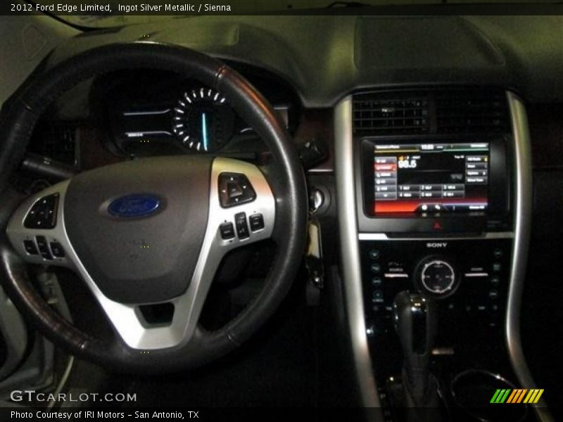 Ingot Silver Metallic / Sienna 2012 Ford Edge Limited