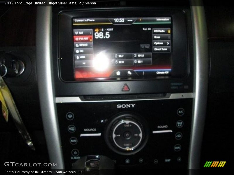 Ingot Silver Metallic / Sienna 2012 Ford Edge Limited