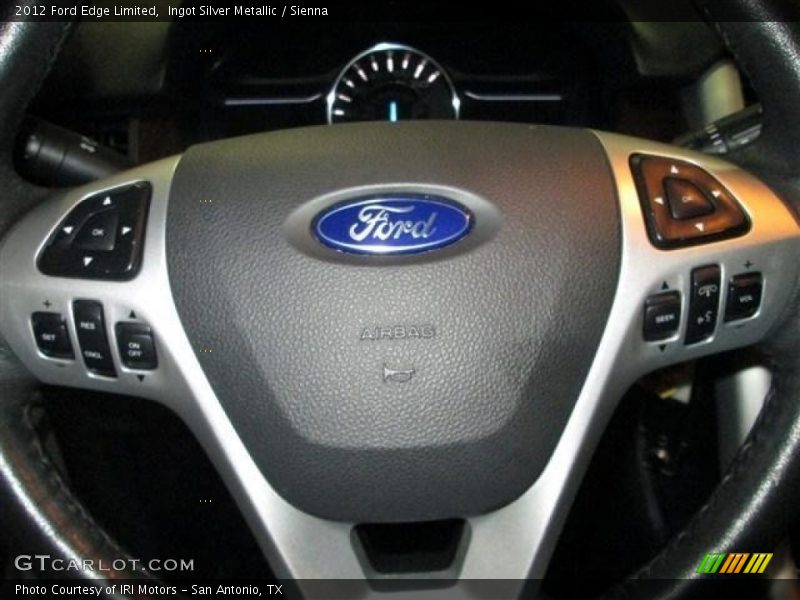 Ingot Silver Metallic / Sienna 2012 Ford Edge Limited