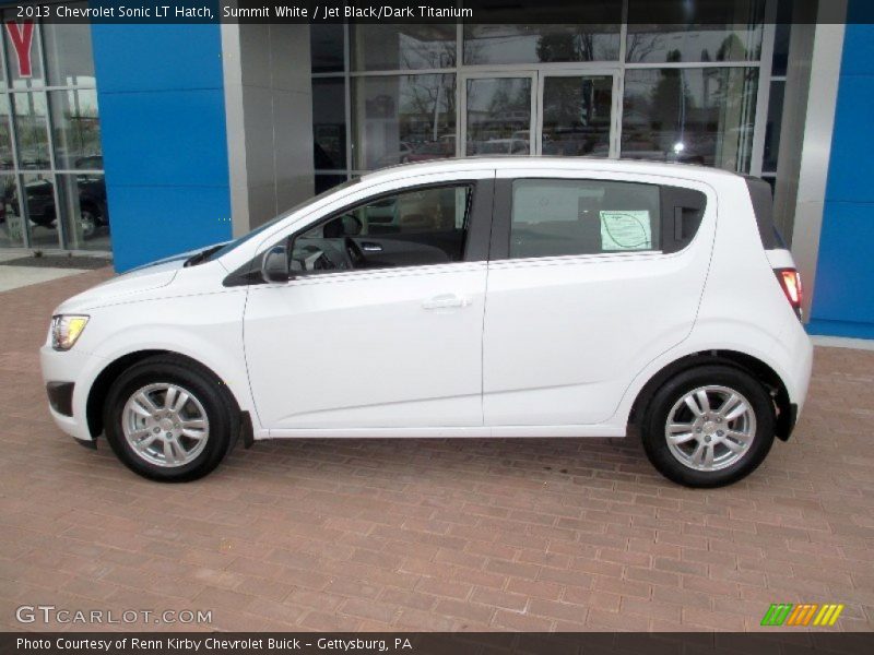  2013 Sonic LT Hatch Summit White