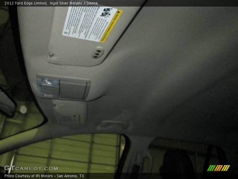 Ingot Silver Metallic / Sienna 2012 Ford Edge Limited