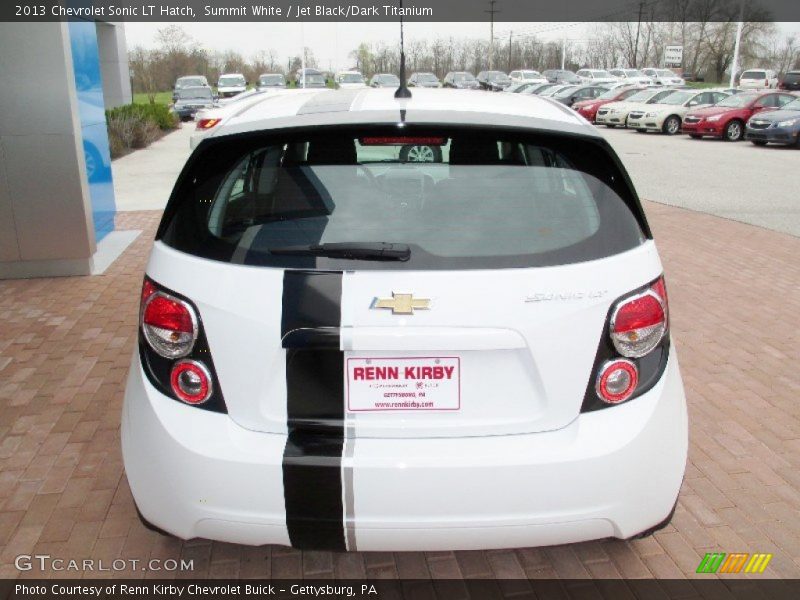 Summit White / Jet Black/Dark Titanium 2013 Chevrolet Sonic LT Hatch